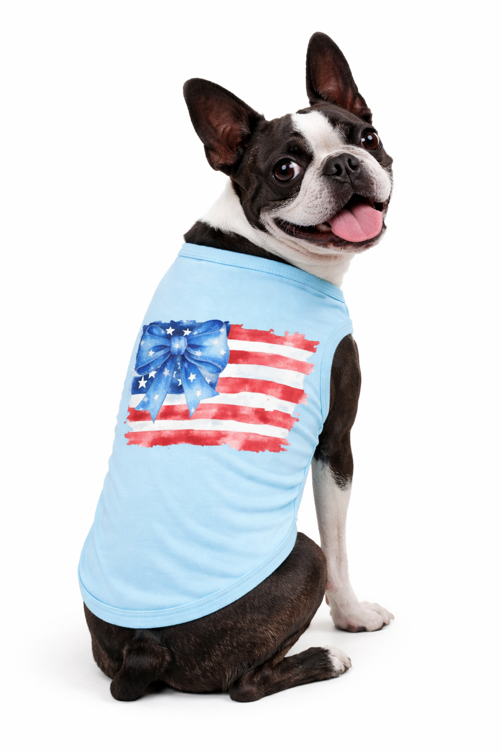 American Flag Bow Top
