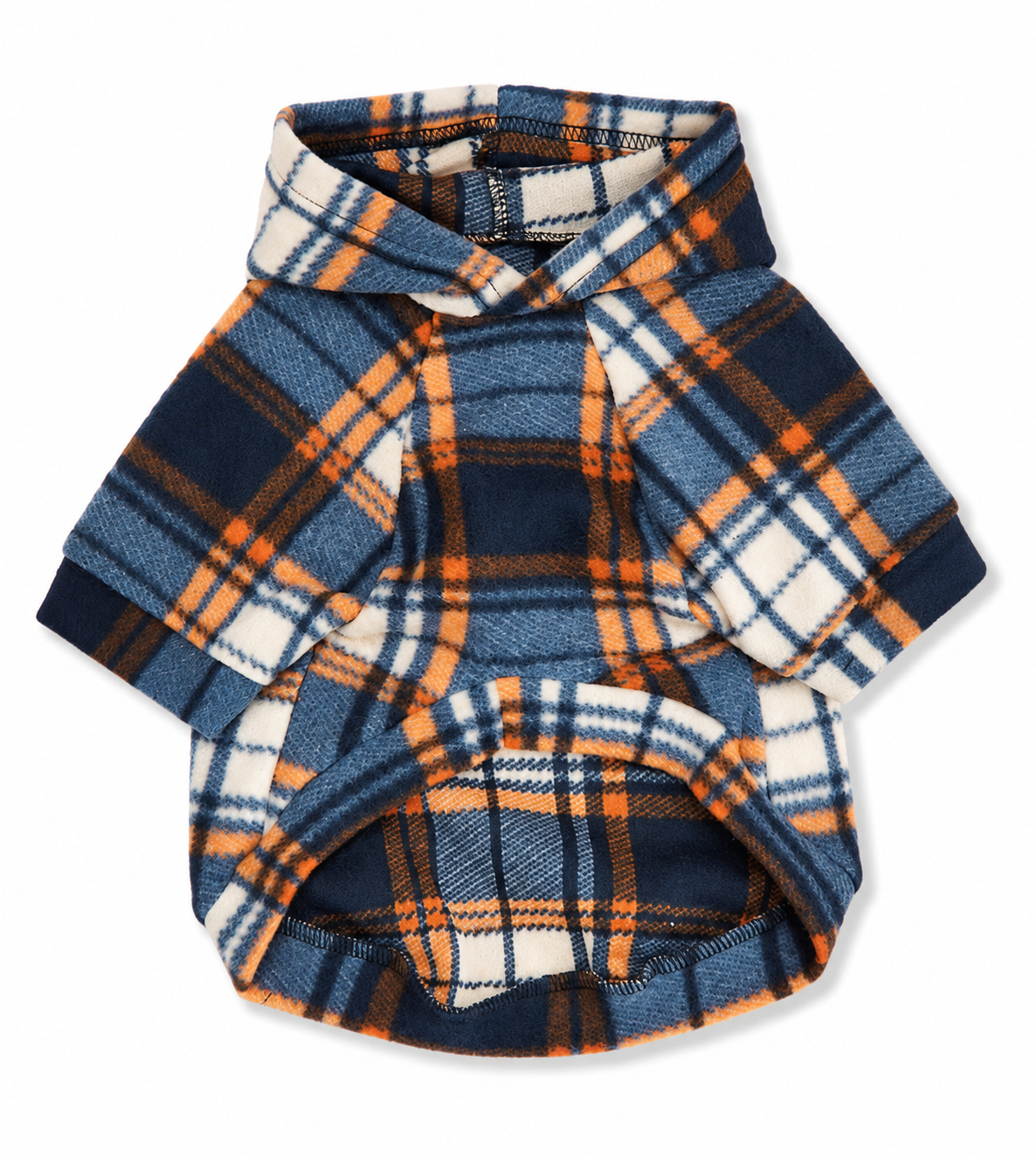 Navy Plaid Fleece