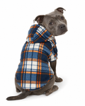 Navy Plaid Fleece