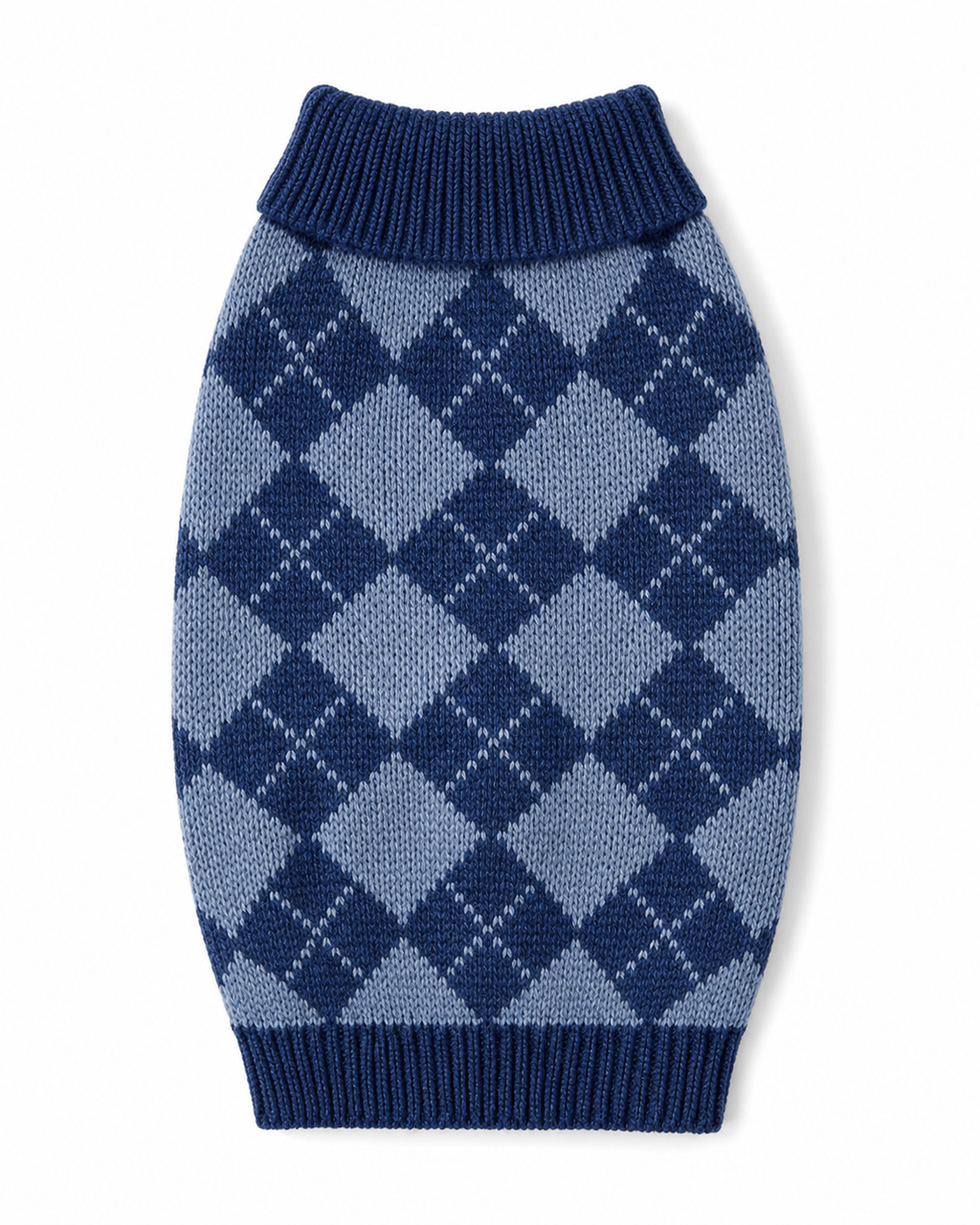Blue Argyle Sweater