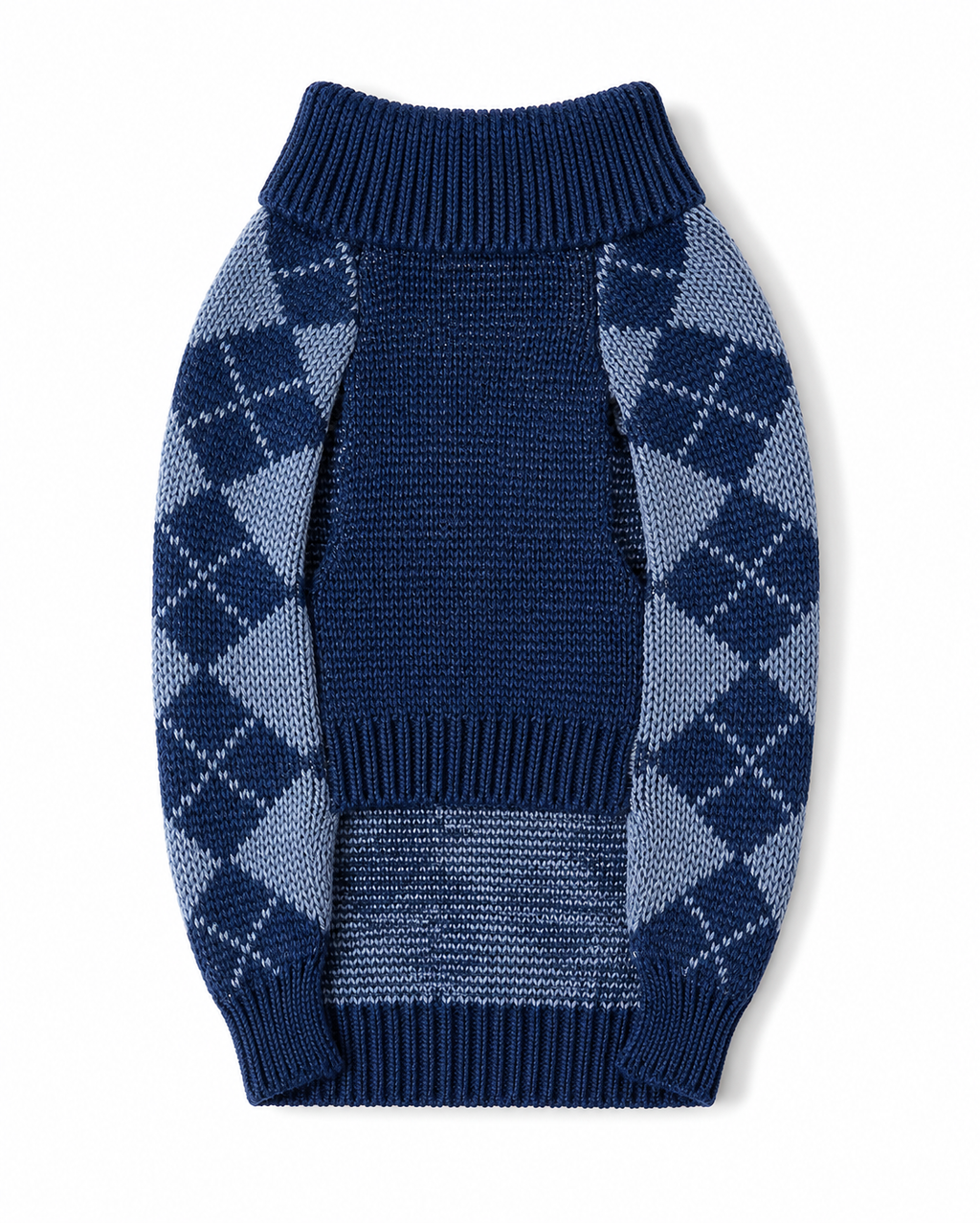 Blue Argyle Sweater