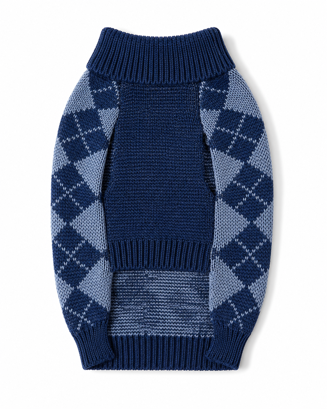 Blue Argyle Sweater