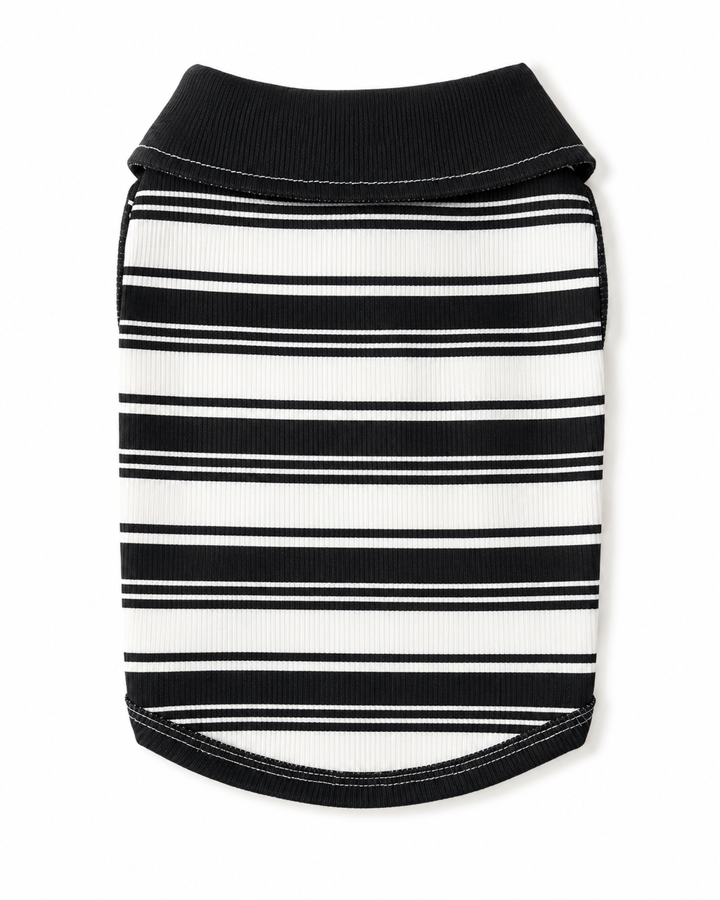 Black and White Striped Tee