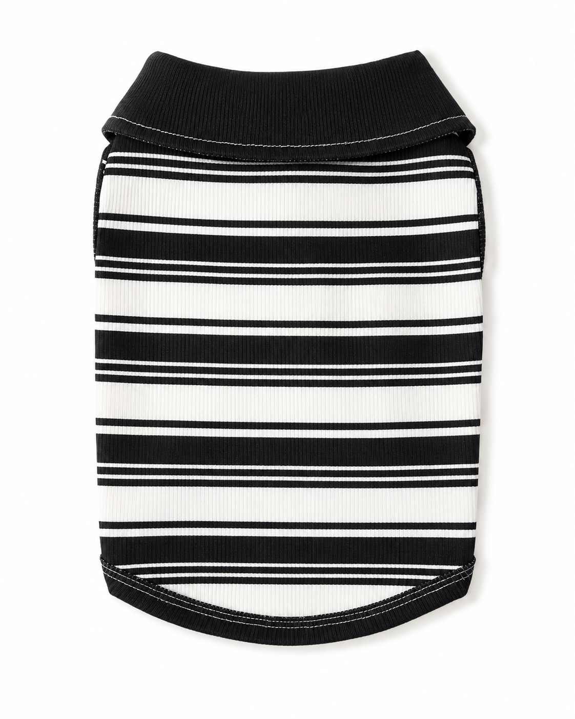 Black and White Striped Tee