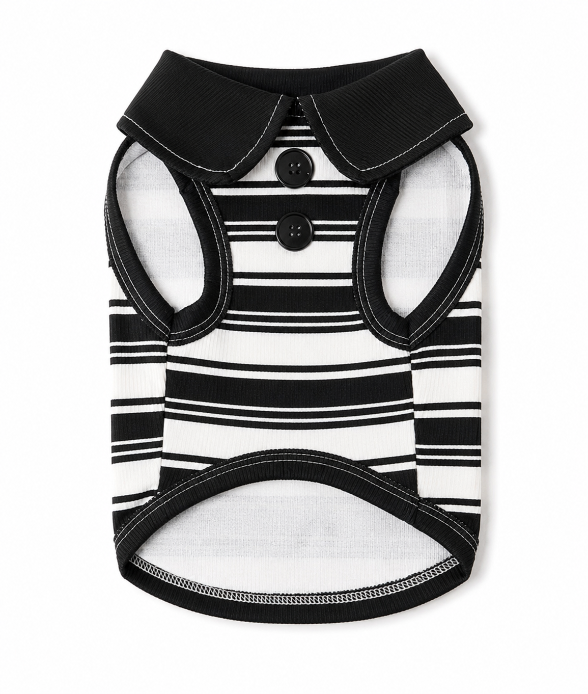 Black and White Striped Tee