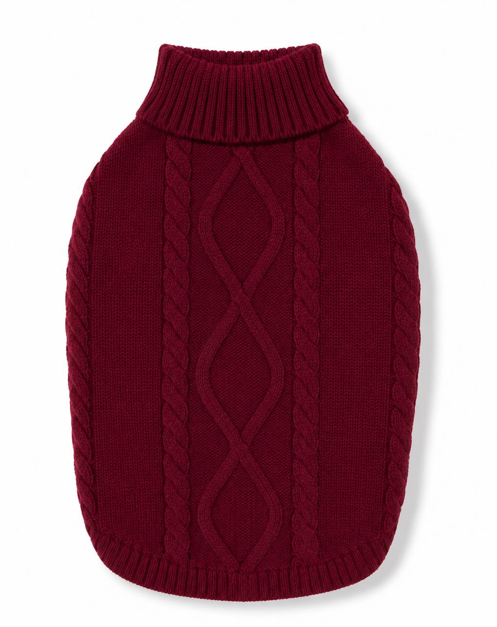 Burgundy Cable Knit Sweater
