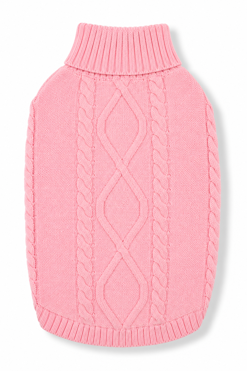 Baby Pink Cable Knit Sweater