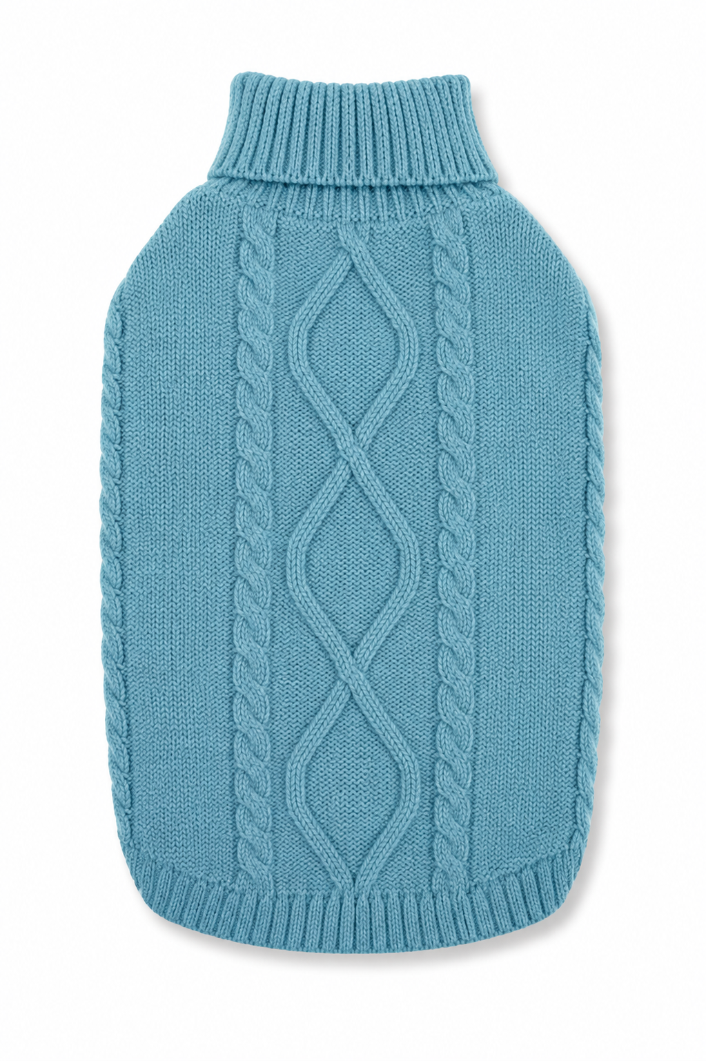 Dusty Blue Cable Knit Sweater