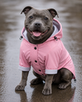 Pink Stripe Rain Jacket