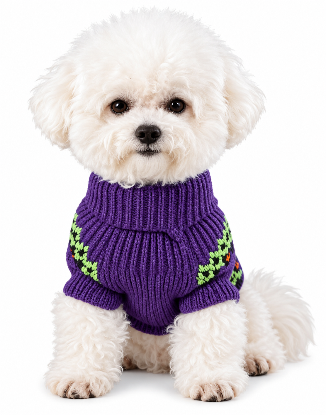 Purple Ghost Sweater