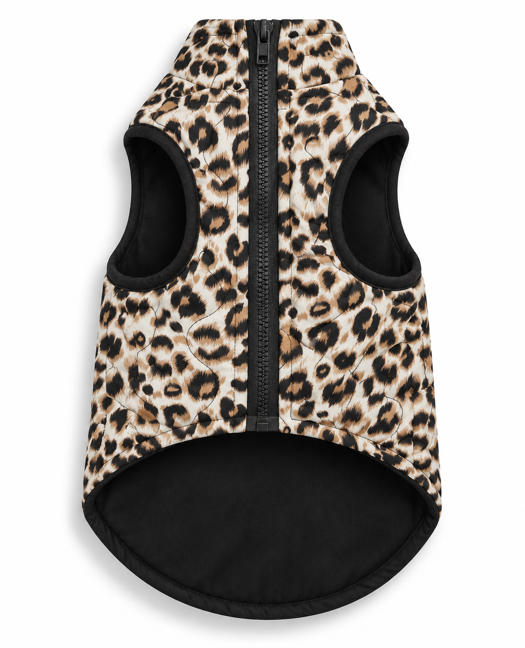 Leopard Zipper Vest