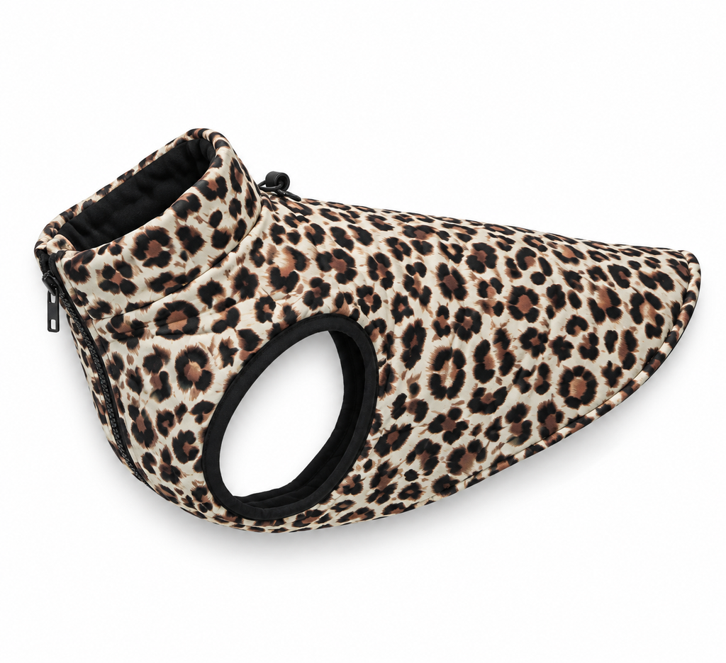 Leopard Zipper Vest