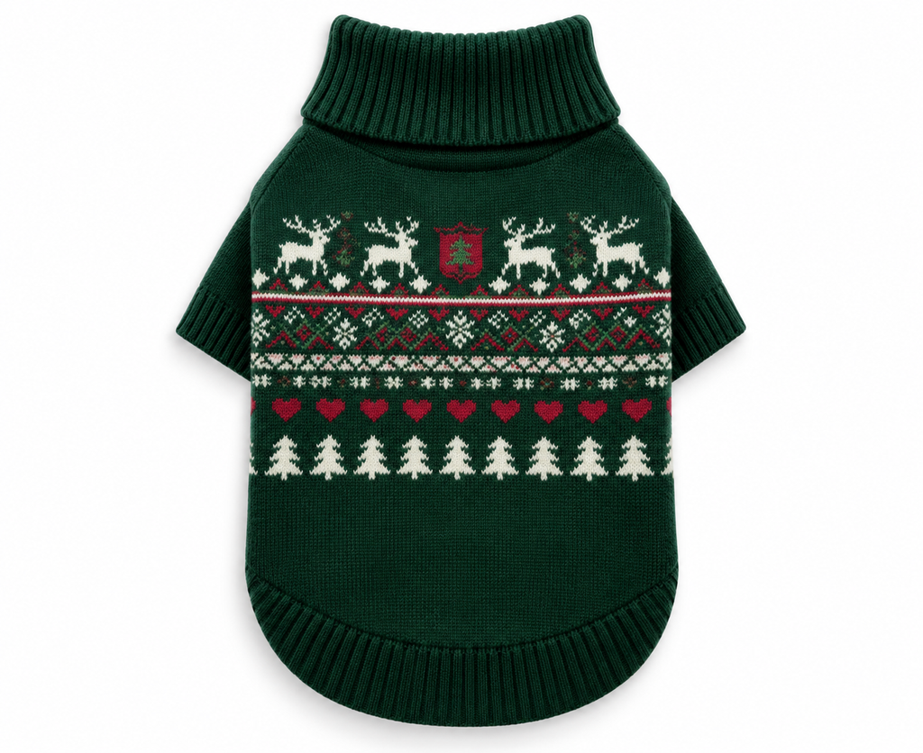 PRE-ORDER Reindeer Christmas Sweater in Green