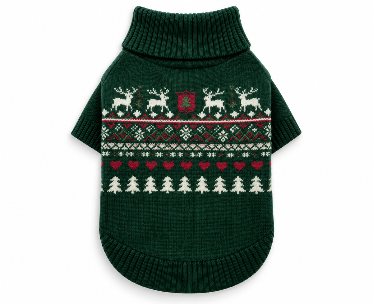 PRE-ORDER Reindeer Christmas Sweater in Green