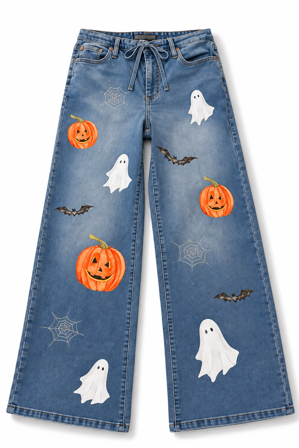 Halloween Wide Leg Jeans