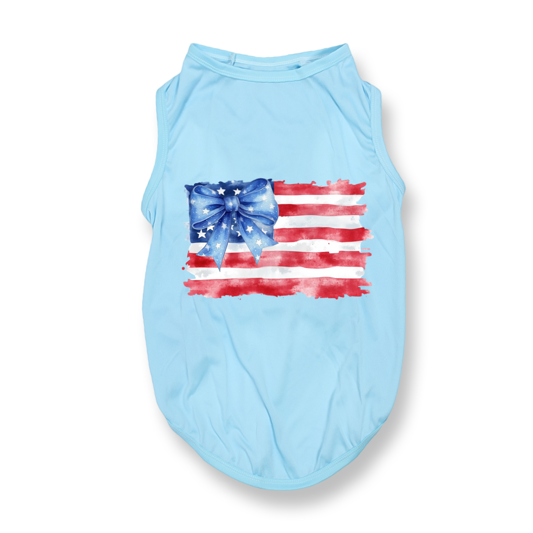 American Flag Bow Top