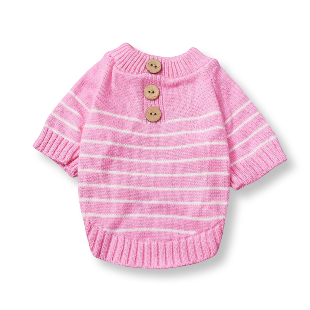 Pink Striped Sweater