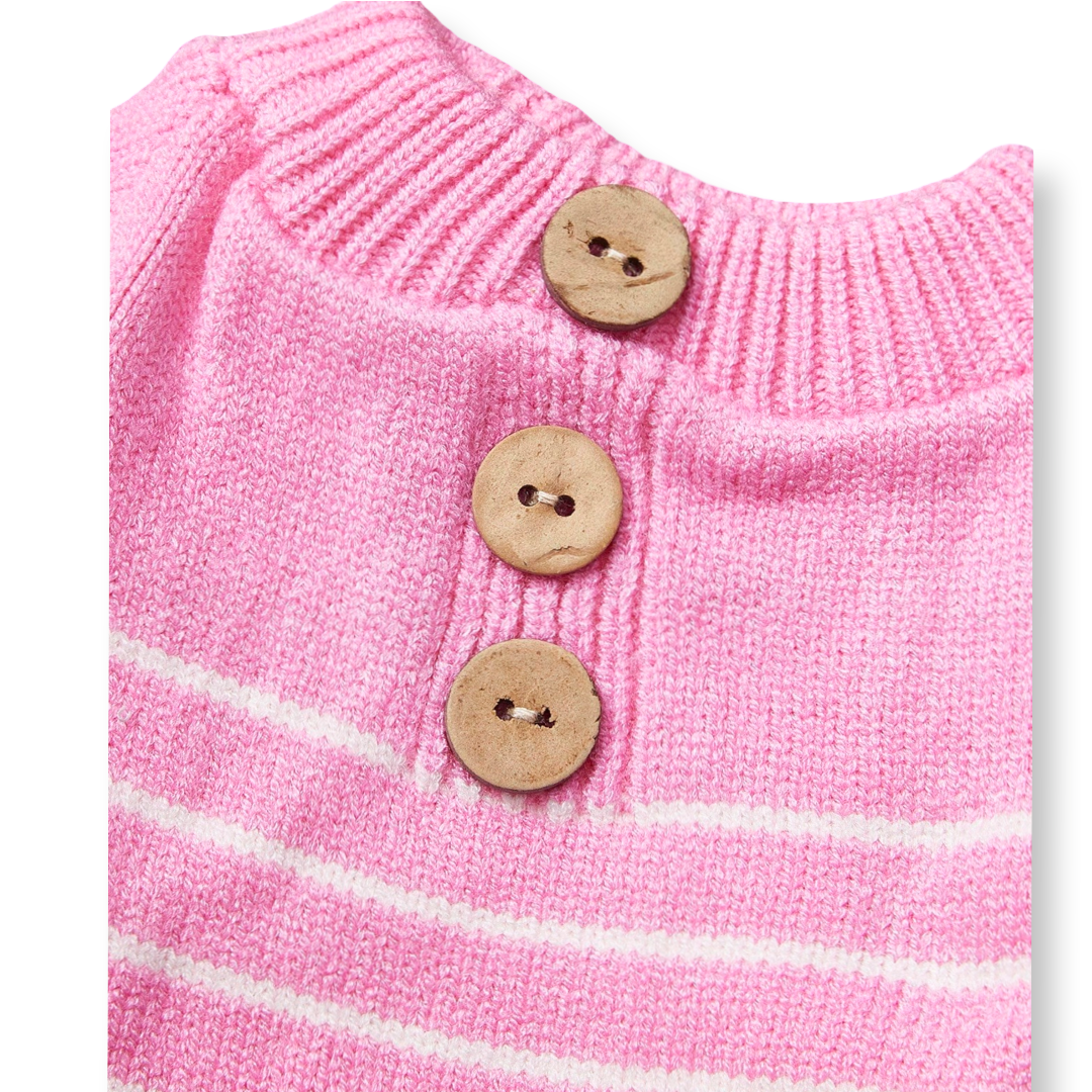 Pink Striped Sweater