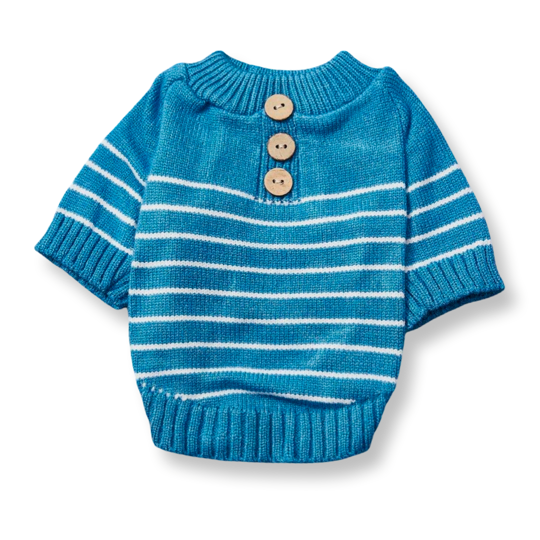 Blue Striped Sweater