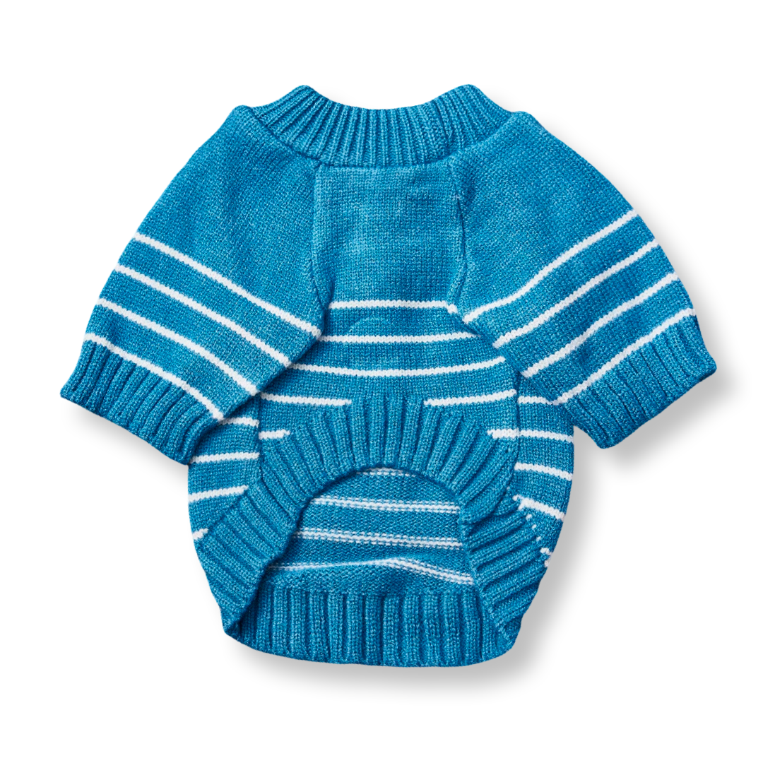 Blue Striped Sweater