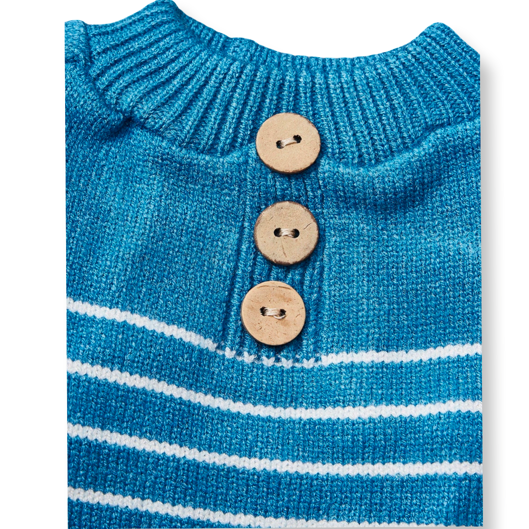 Blue Striped Sweater