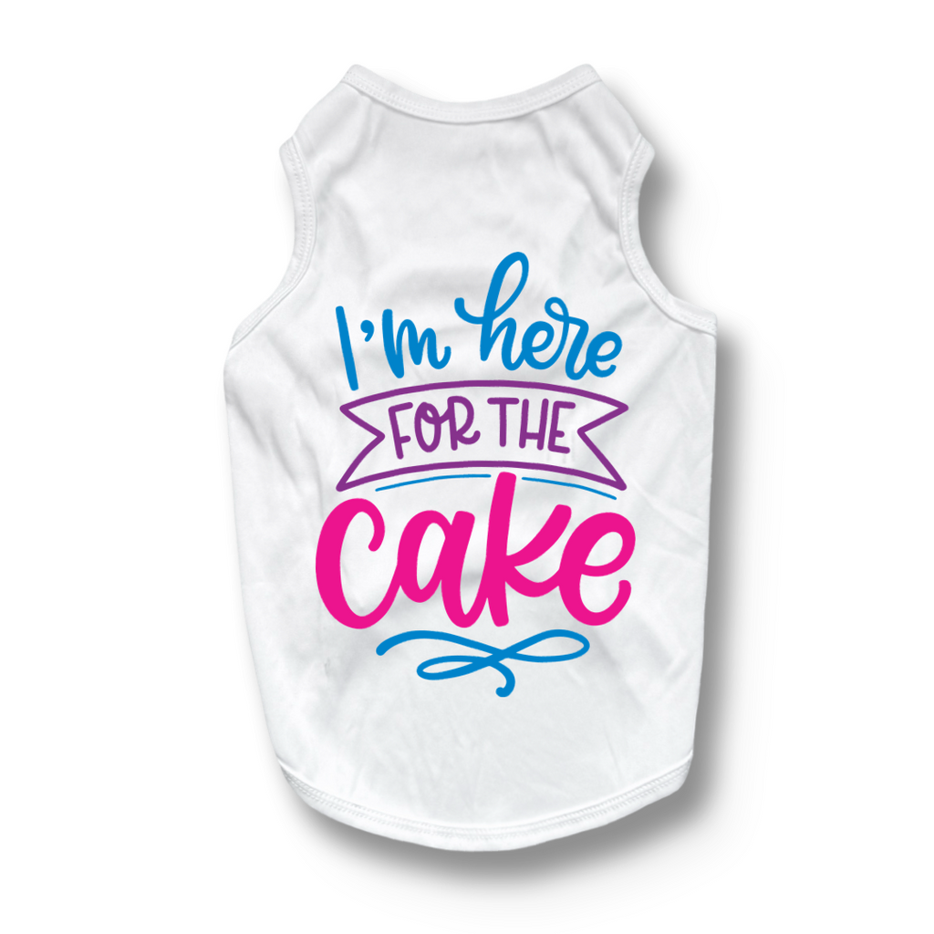 Here for the Cake Birthday Shirt