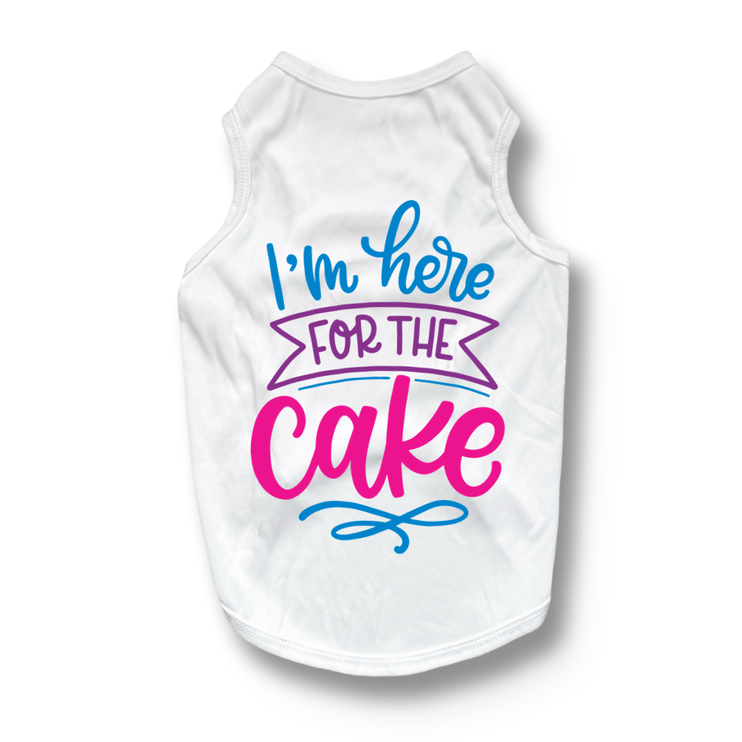 Here for the Cake Birthday Shirt
