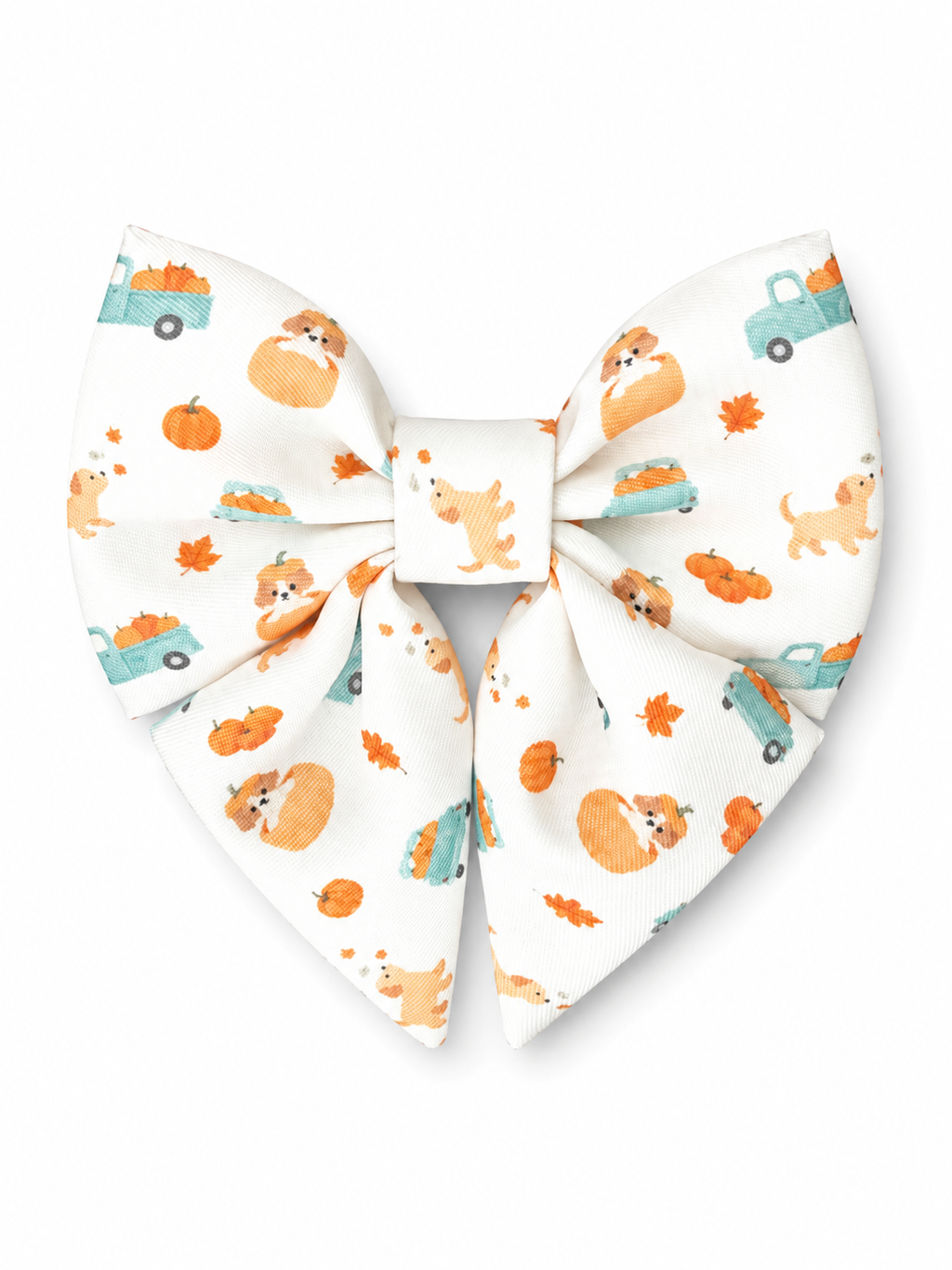 Pumpkins and Trucks Bow