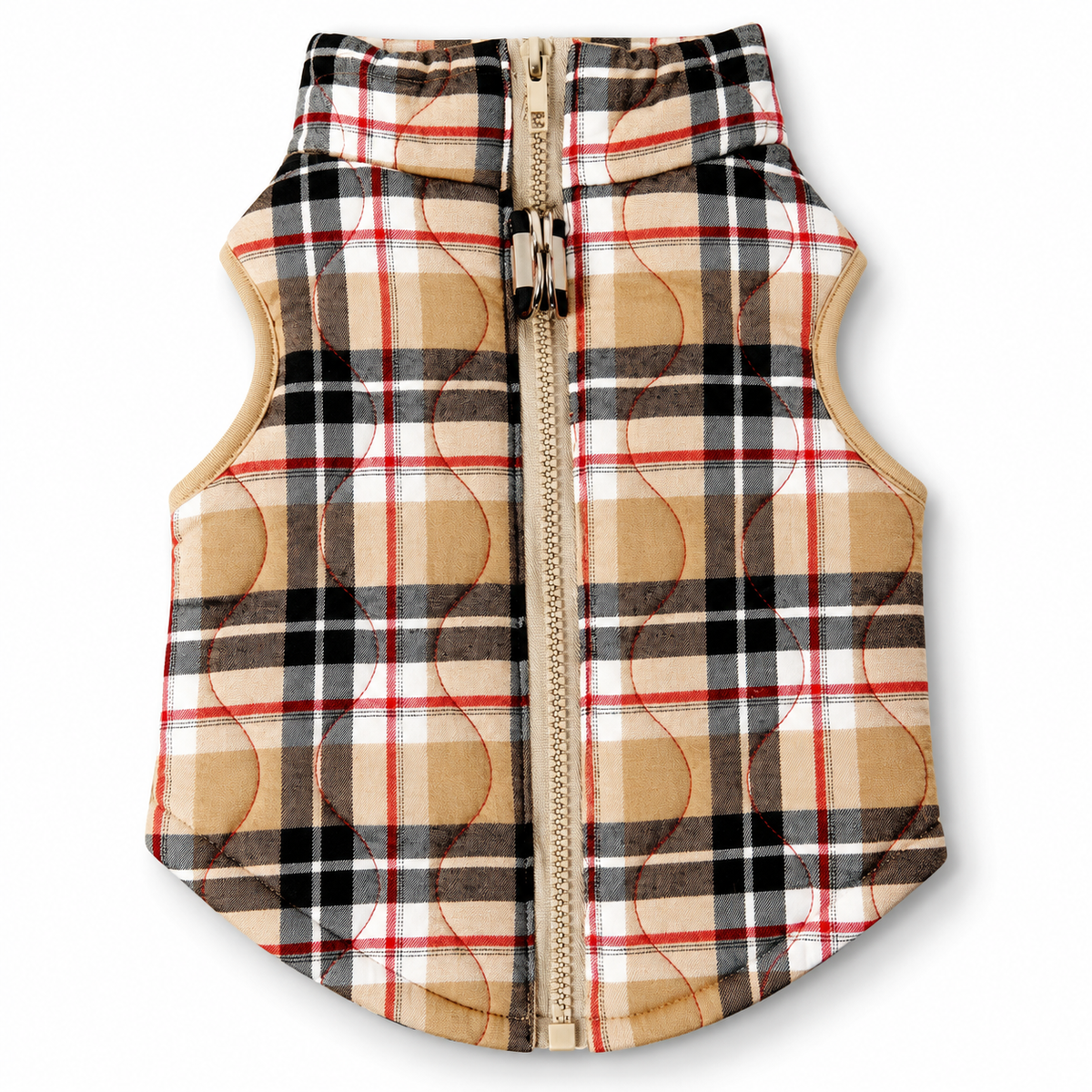 Furbuddy Plaid Vest