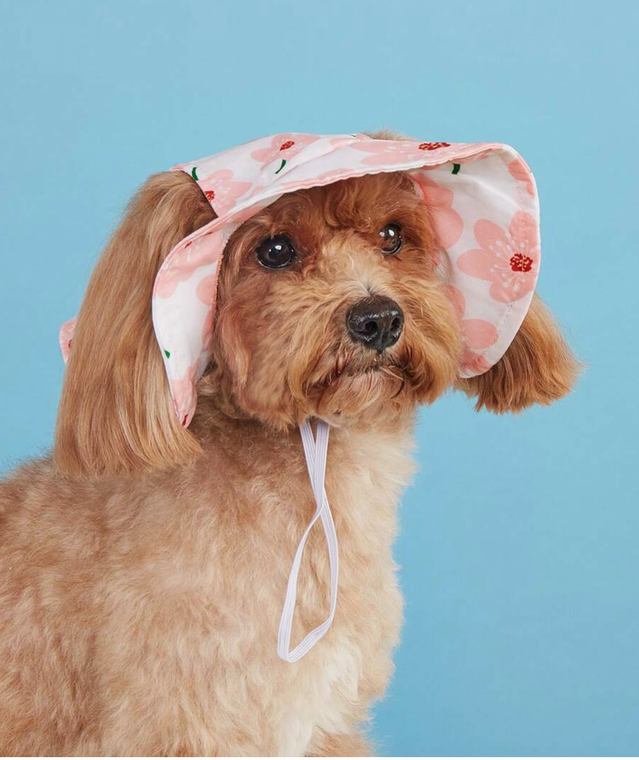 Pink Floral Sun Hat