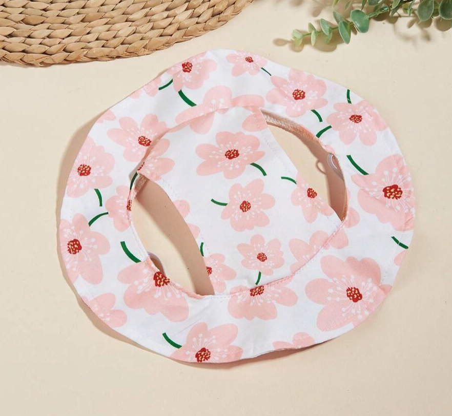 Pink Floral Sun Hat