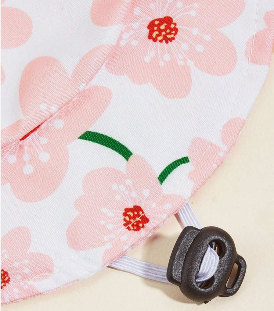Pink Floral Sun Hat