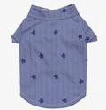Patriotic Stars Collared Shirt