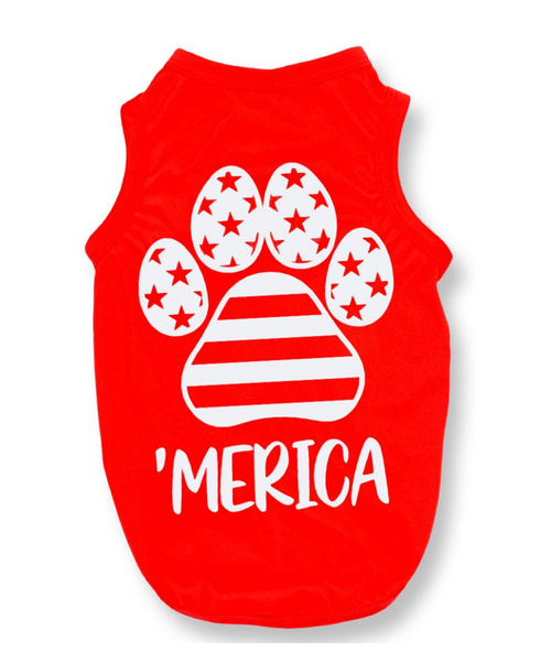 'Merica Dog Top