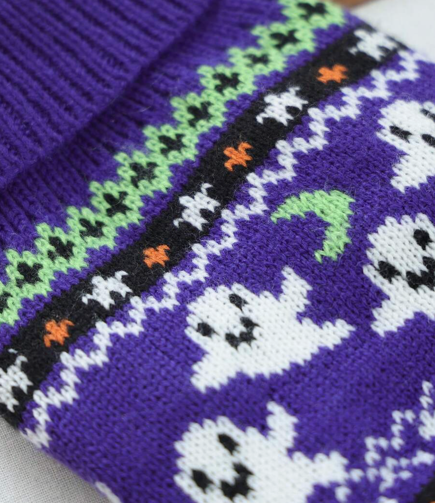 Purple Ghost Sweater