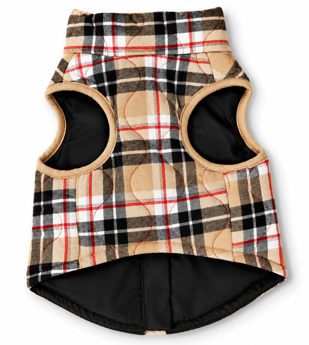 Furbuddy Plaid Vest